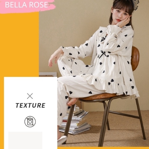 Đồ ngủ cute cao cấp phong cách tiểu thư Bella Rose QL2 | BigBuy360 - bigbuy360.vn