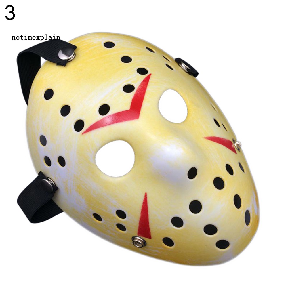 NAME Halloween Party Mask Jason Voorhees Friday Costumes Horror Movie Cosplay Props