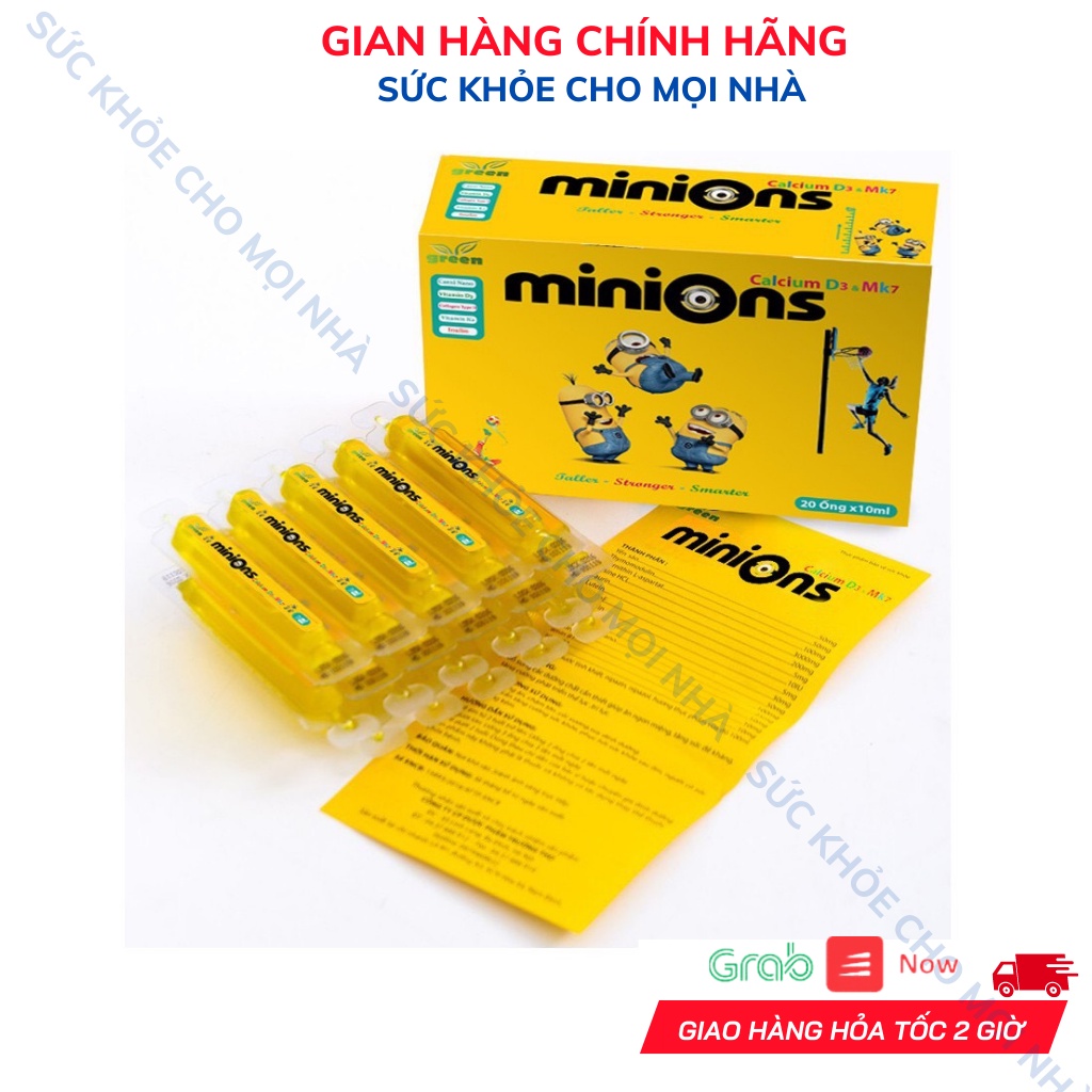 Minions kids giúp bé ăn ngon,tiêu hóa tốt,tăng cân hấp thu dinh dưỡng,tăng đề kháng cơ thể