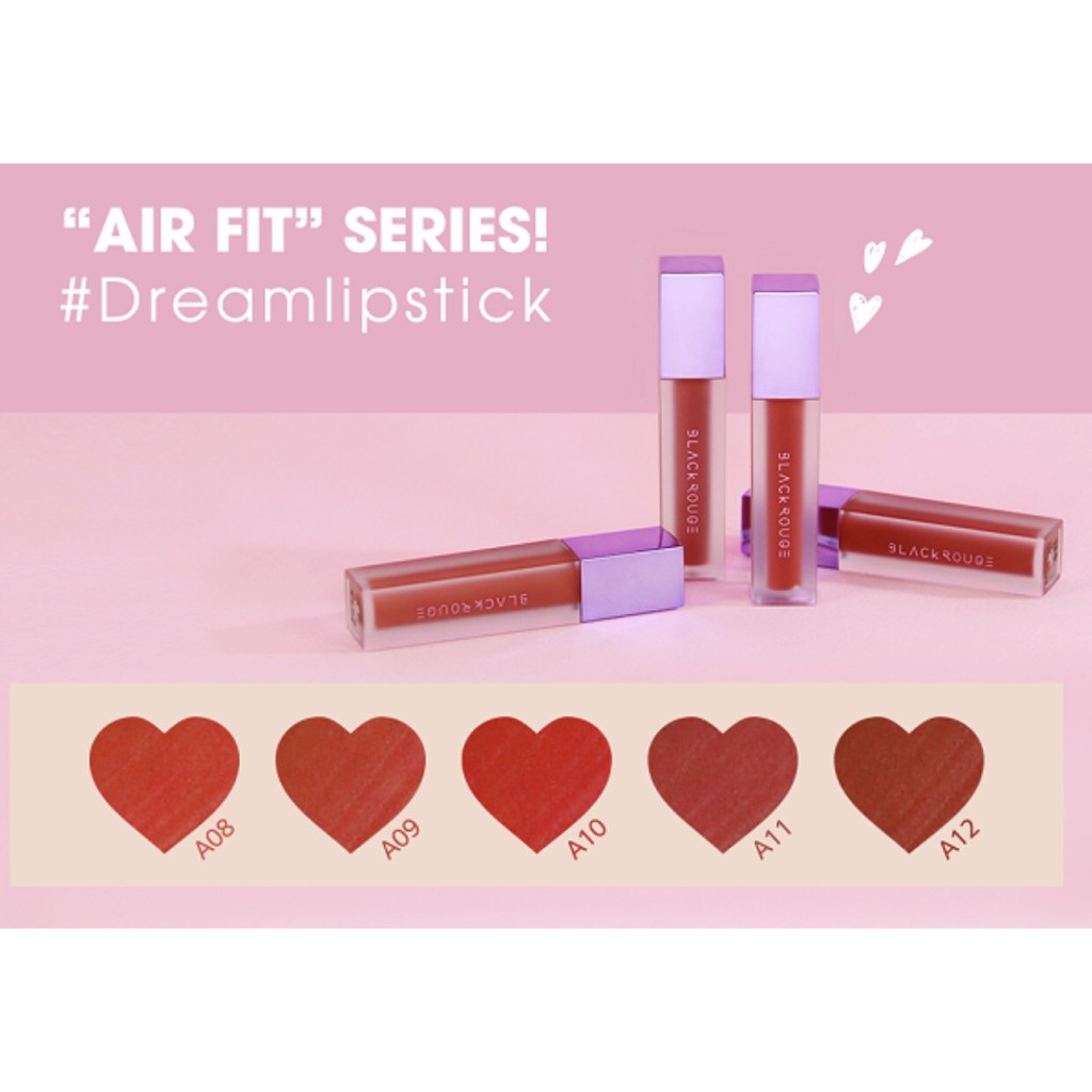 [Authentic] Son Black Rouge Air Fit Velvet Tint Mood Filter A08, A09, A10, A11, A12 | Thế Giới Skin Care