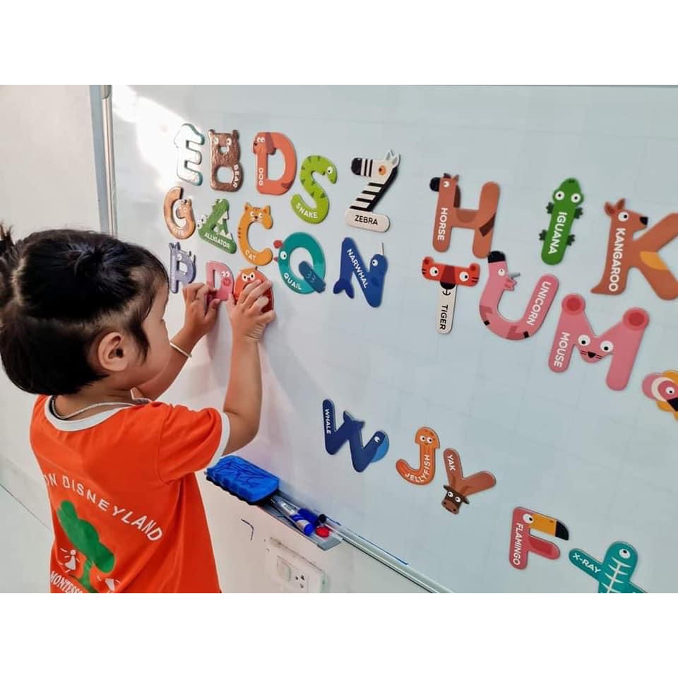 Bộ Chữ Cái, Chữ Số Nam Châm Mideer, có thể Gắn Tủ Lạnh, Bảng Từ, Mideer Magnet Letters,Numbers,MD2064,MD2012