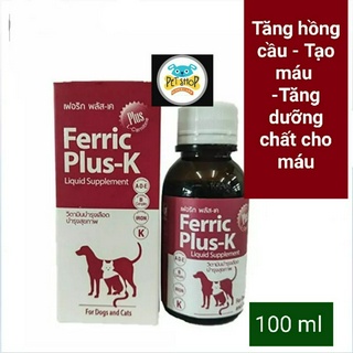 Fermin Tab & Ferric Plus K  ( Hàng Thái Lan ) - Hỗ Trợ Tạo Máu Cho Chó