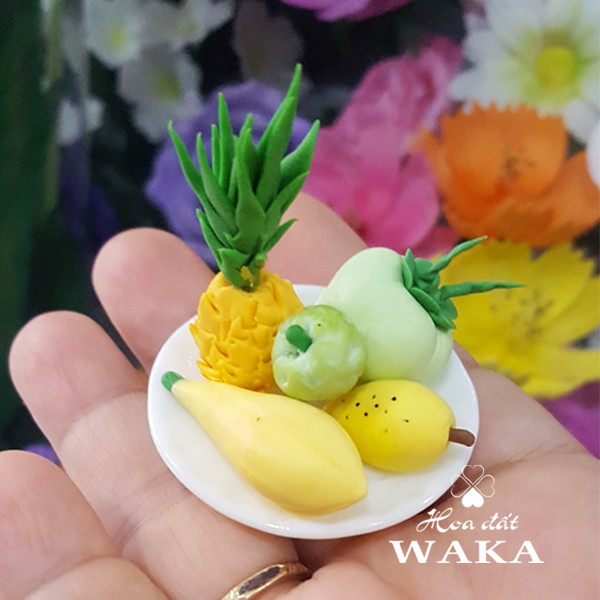 Set Tết- Mâm Ngũ Quả 01- Mô hình 1/12