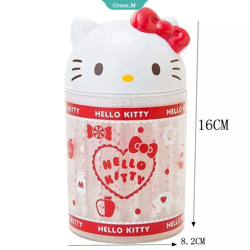 SANRIO Hộp Đựng Tăm Xỉa Răng Hình Hello Kitty Dễ Thương