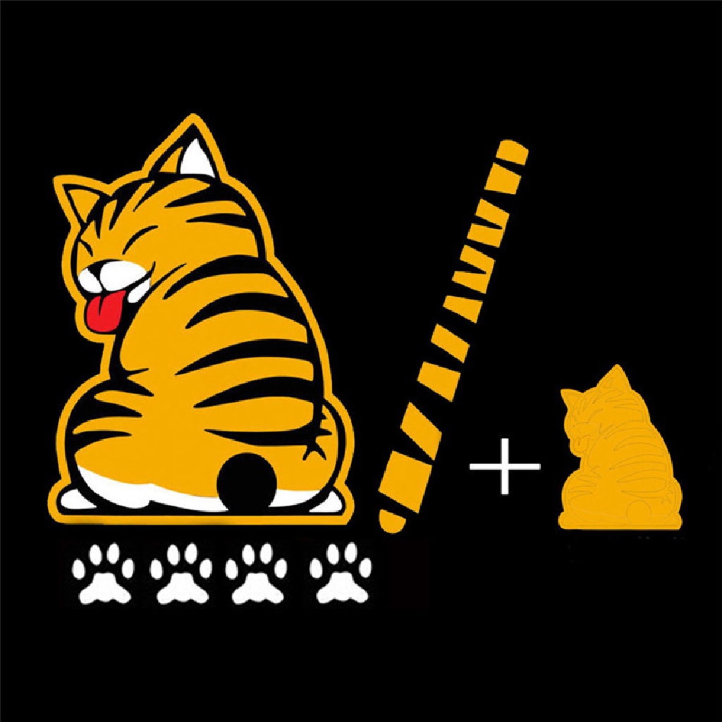 Đề Can Dán Trang Trí Kính Chắn Gió Xe Hơi Hình Chú Mèo Di Chuyển Đuôi Ngộ Nghĩnh Miếng Dán Trang Trí Kính Chắn Gió Xe Hơi Hình Mèo Di Chuyển Đuôi Dễ Thương Ca Vui Nhộn