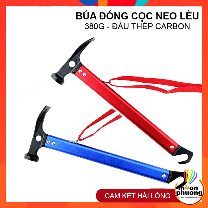 Búa đóng nhổ cọc dựng lều trại đa năng cán hợp kim nhôm - MUÔN PHƯƠNG SHOP