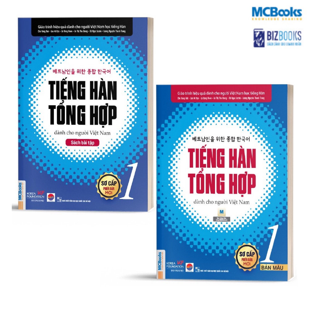 Sách - Tiếng Hàn Tổng Hợp Dành Cho Người Việt Nam - Sơ Cấp 1 Mcbooks