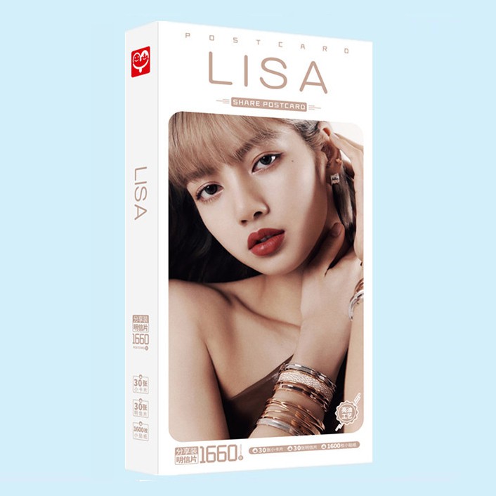 Hộp ảnh postcard Lisa Blackpink