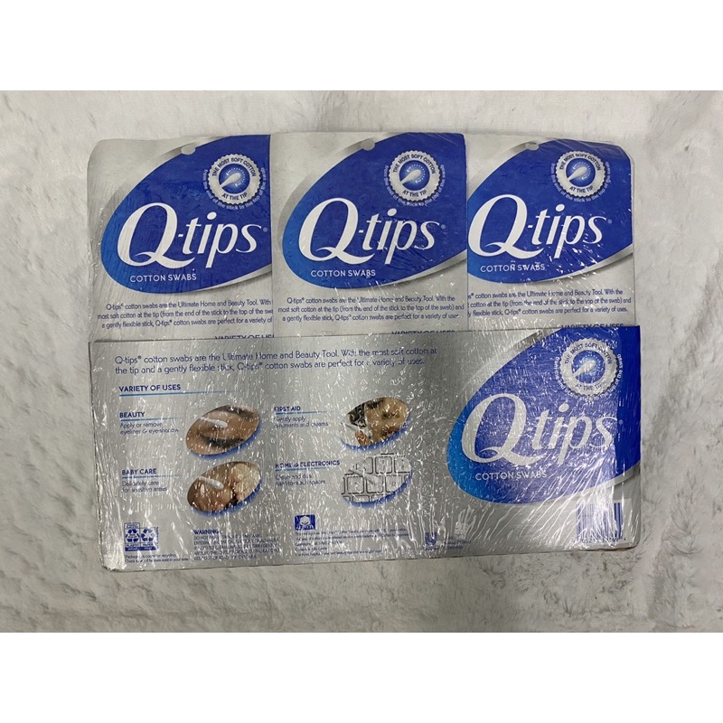 Set 3 hộp x 625 cây bông tăm Qtips của Mỹ