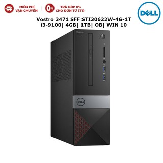 Máy tính để bàn PC Dell Vostro 3471 SFF STI30622W-4G-1T (Đen) i3-9100| 4GB| 1TB | Win 10
