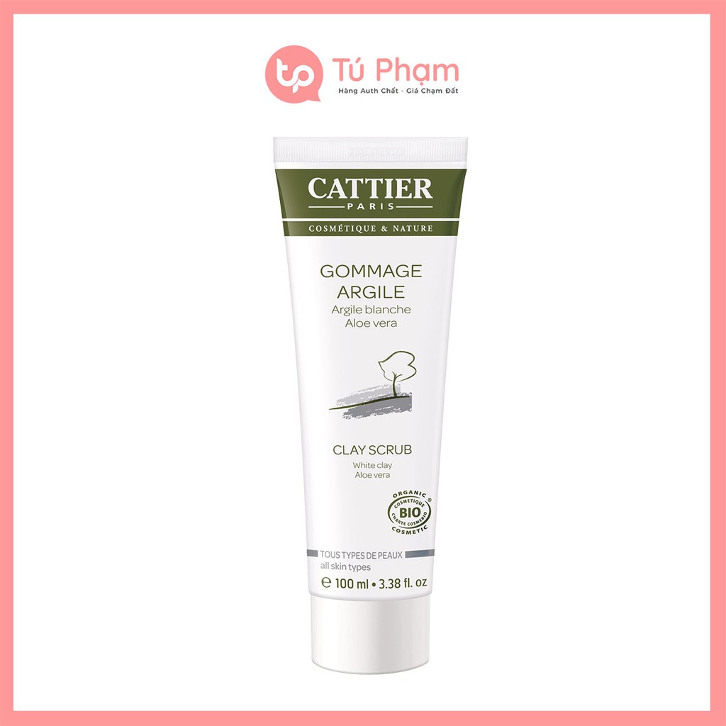 Tẩy Tế Bào Chết Cattier Gommage Argile Aloe Vera Clay Scrub 100ml