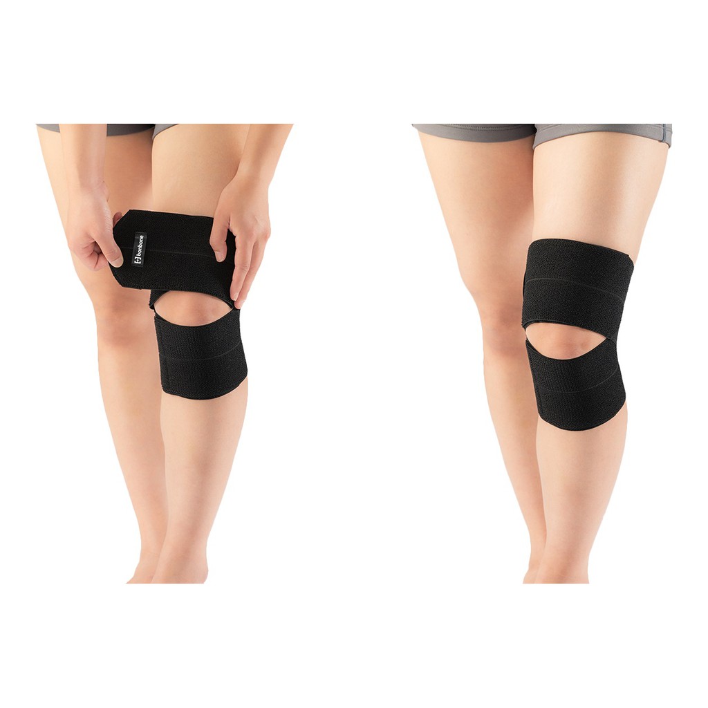 [CHÍNH HÃNG BONBONE] Đai hỗ trợ cố định đầu gối Nhật Bản Free Knee Supporter KI - Bảo vệ dây chằng, trợ lực khớp gối