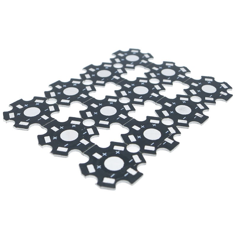 Set 50 tấm đế nhôm tản nhiệt cho đèn LED công suất cao 20MM 1W 3W 5W