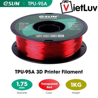 Nhựa in 3D TPU 95A (dẻo) - ESUN eTPU-95A Filament- 1.75mm - 1kg