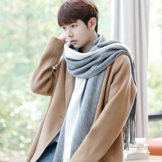 Khăn Len Dạ Cashmere Pha Màu Style Hàn Quốc