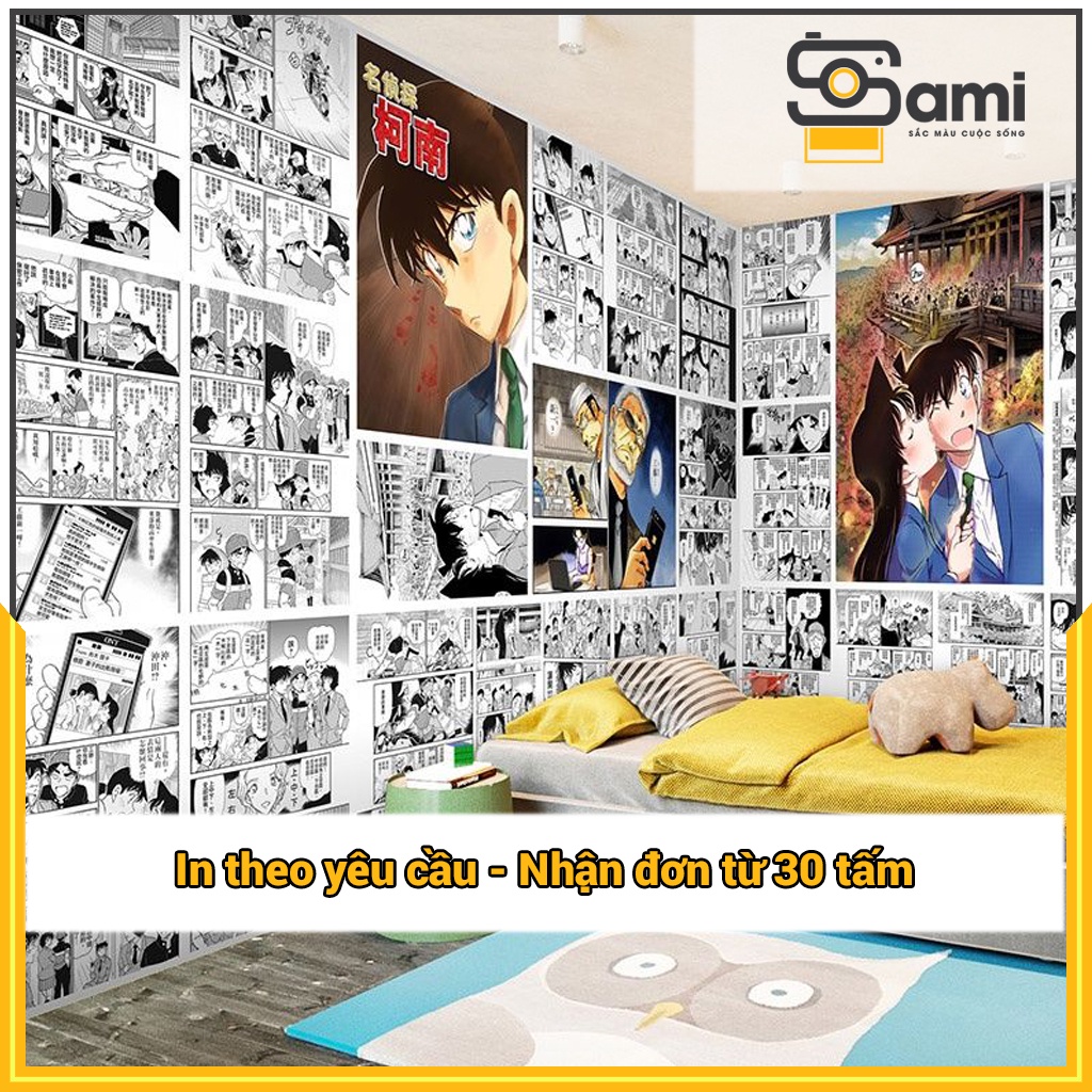 In giấy dán tường anime (manga wall) theo yêu cầu 100 tờ SAMI