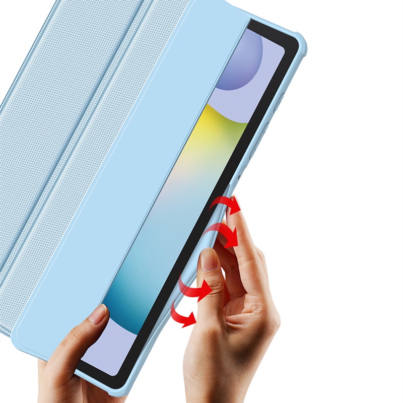 Dllencase Bao da máy tính bảng có ngăn đựng bút cho Samsung Galaxy Tab S6 Lite 10.4 A7 Lite 8.7 S7 11 Plus FE 12.4 A163