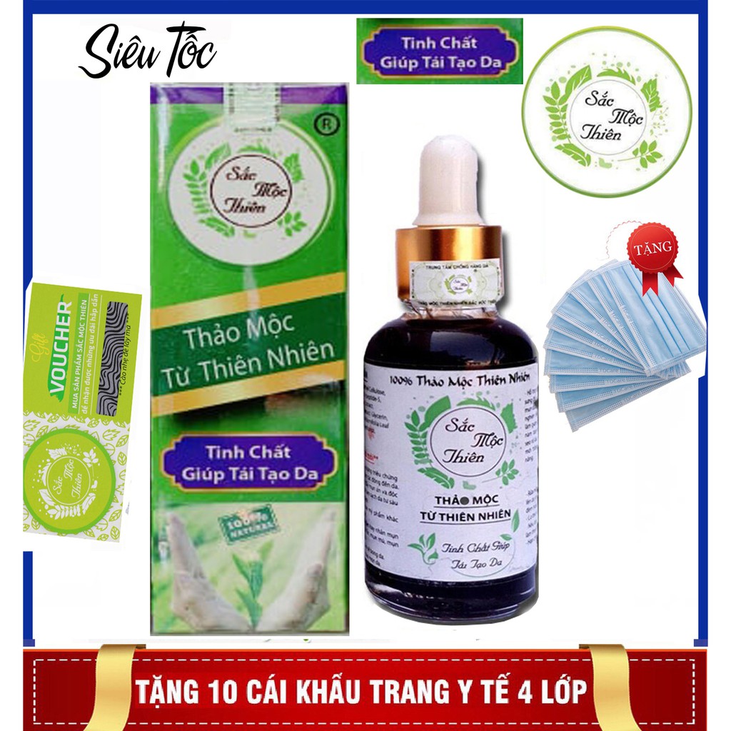 giá sỉ Sắc Mộc Thiên - Siêu Tốc Giúp Mặt Hết Mụn - dành cho da lì 30ml