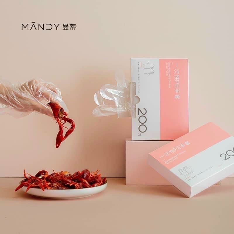 Set 200 găng tay nilon làm bếp hàng Nhật Bản VC4 Shalla