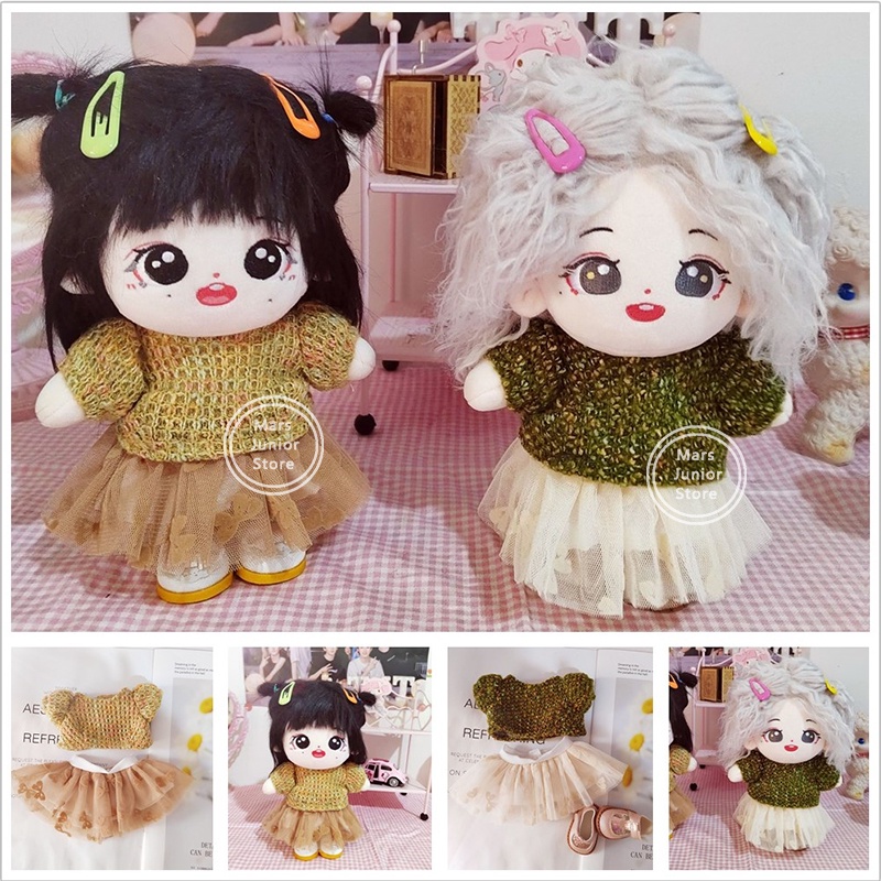 Áo Len Dài Tay Thời Trang Mùa Đông Dành Cho Búp Bê 20Cm