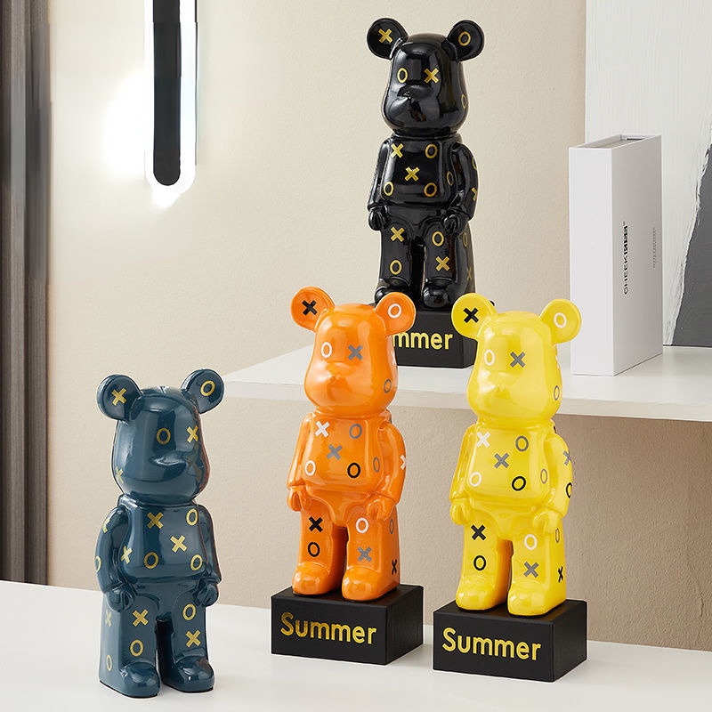 Ống Heo Tiết Kiệm Hình Chú Gấu Hoạt Hình 36cm Đơn Giản Hiện Đại Trang Trí Lối Vào / Tủ Tivi Phòng Khách Sang Trọ