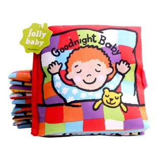 Sách vải cho bé từ sơ sinh - Chúc bé ngủ ngon - Goodnight Baby!