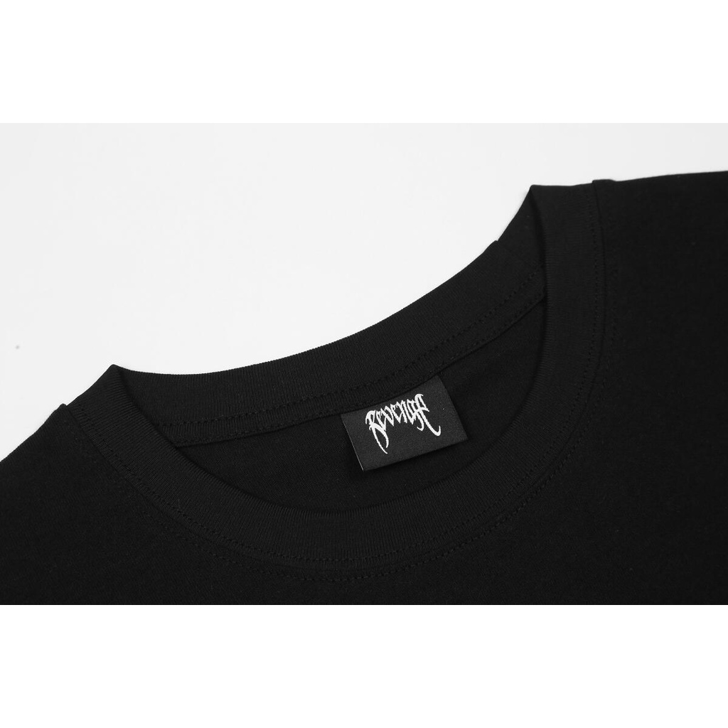 Áo Thun Cotton Ngắn Tay In Họa Tiết Revenge Thời Trang Unisex
