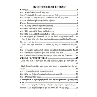 Địa Chất Công Trình