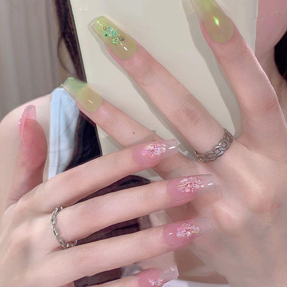 OCEANMAP Hạt Đá 3D Lấp Lánh Đính Móng Nghệ Thuật