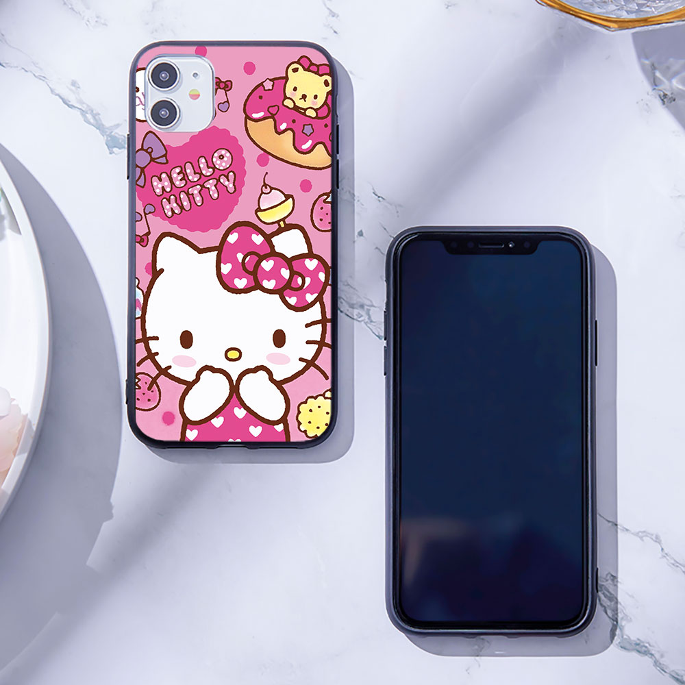 Ốp Điện Thoại Mềm Samsung Galaxy A6 A8 Plus A7 A9 2018 Hello Kitty