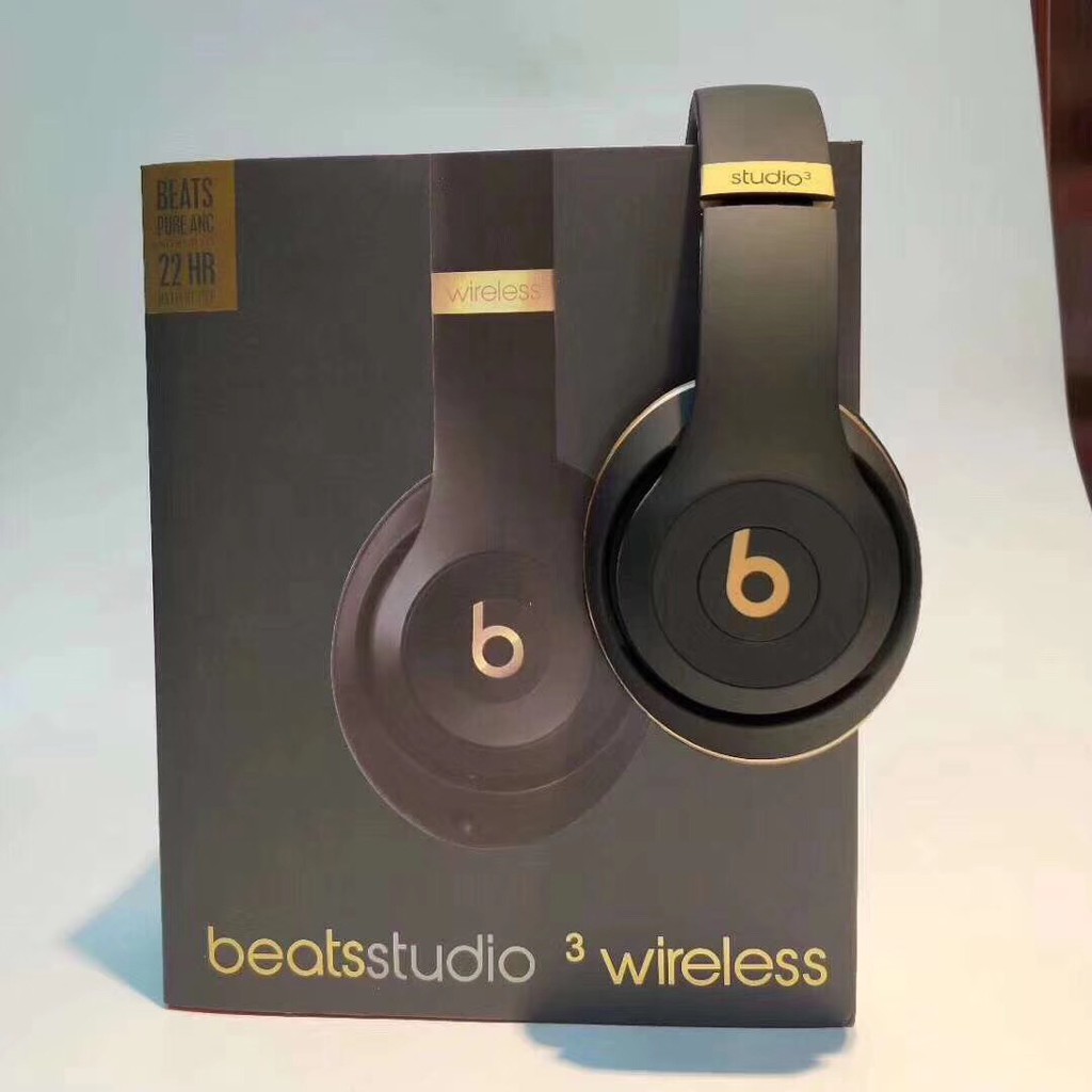 Tai Nghe Nhét Tai Bluetooth Không Dây Âm Thanh Stereo Sống Động Gấp Gọn Tiện Dụng 2019 Beats Studio3 1: 1