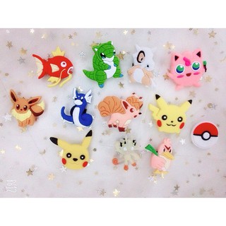 sticker gắn dép - jibit pokemon