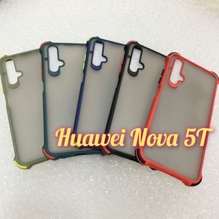 Ốp lưng huawei nova 5t / honor 20 / honor 20s viền dẻo chống sốc lưng nhám mờ