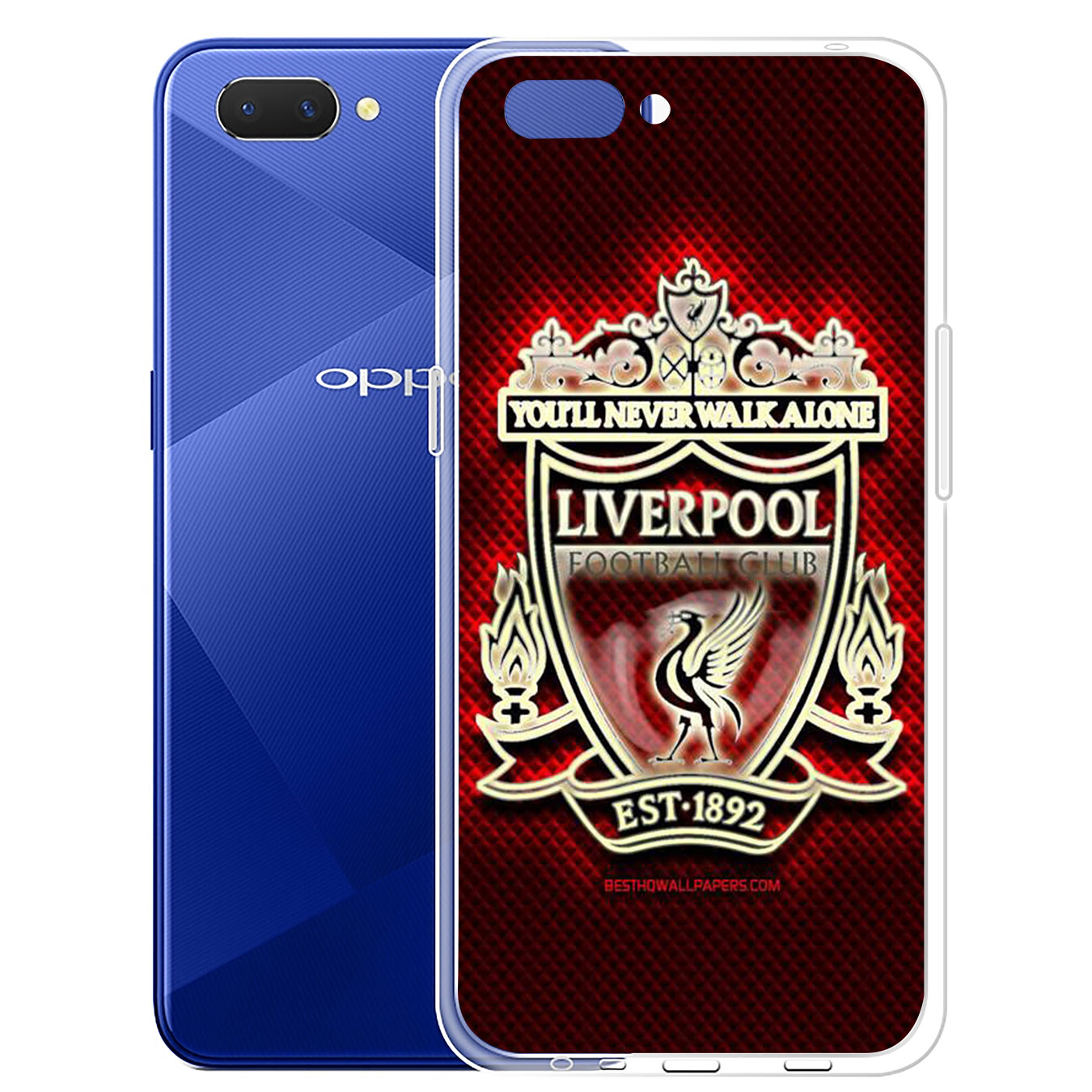 Ốp Điện Thoại Silicon Mềm In Logo Liverpool Màu Đỏ Cho Xiaomi Redmi Note 8 7 6 5 Plus Pro 8a