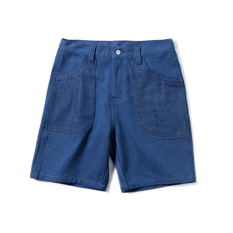 Quần short MADEN denim dệt vảI dệt ống thẳng thời trang mùa hè phong cách Nhật Bản dành cho nam 2022