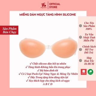Miếng Dán Nâng Ngực Silicone Tàng Hình, Áo Dán Ngực Silicone Đàn Hồi Tự Nhiên Nâng Ngực Tạo Khe Ngực Gợi Cảm(+Dây Trong)