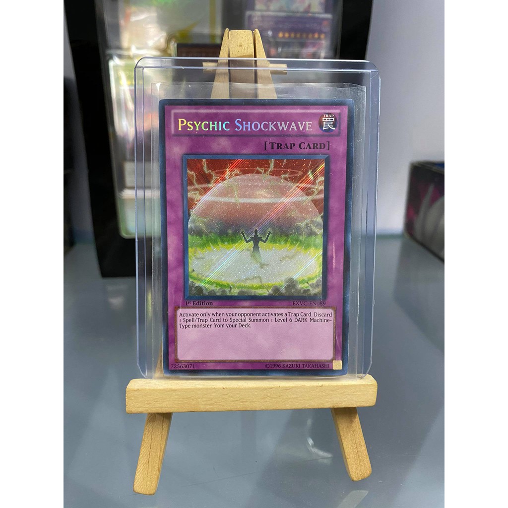 Lá bài thẻ bài Yugioh Psychic Shockwave – Secret Rare - Tặng bọc bài nhựa bảo quản