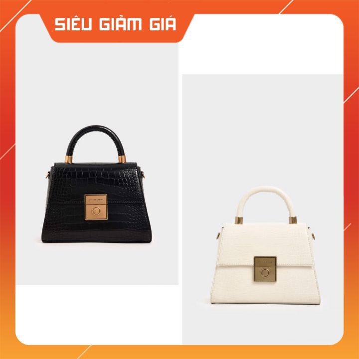 Túi quai xách đeo chéo Cnk tag vàng đồng