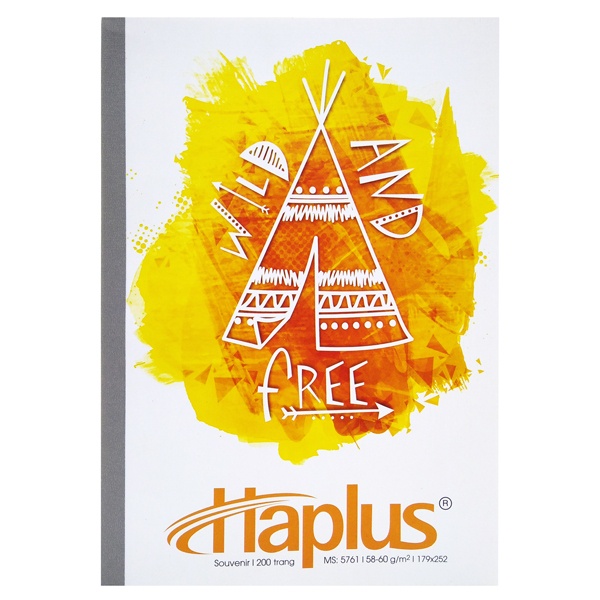 Vở Souvenir Kẻ Ngang 200 Trang ĐL 58-60g/m2 - Haplus 5761