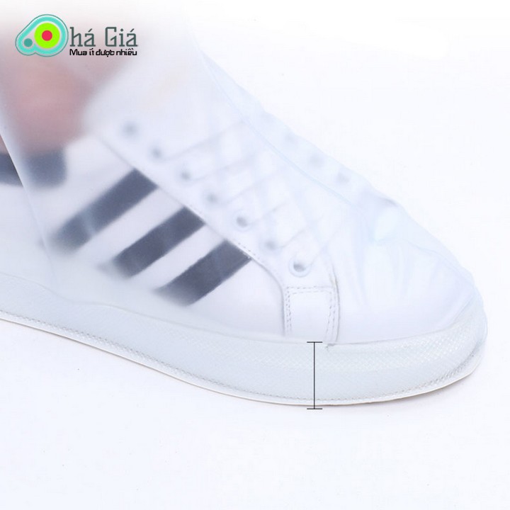 Bao trùm giày đi mưa áo mưa giày dép dạng ủng bằng cao su trong suốt khô ráo mùa mưa bão | BigBuy360 - bigbuy360.vn