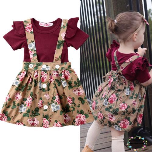 Bộ áo chân váy yếm kèm băng đô đội đầu dễ thương đáng yêu cho bé gái
