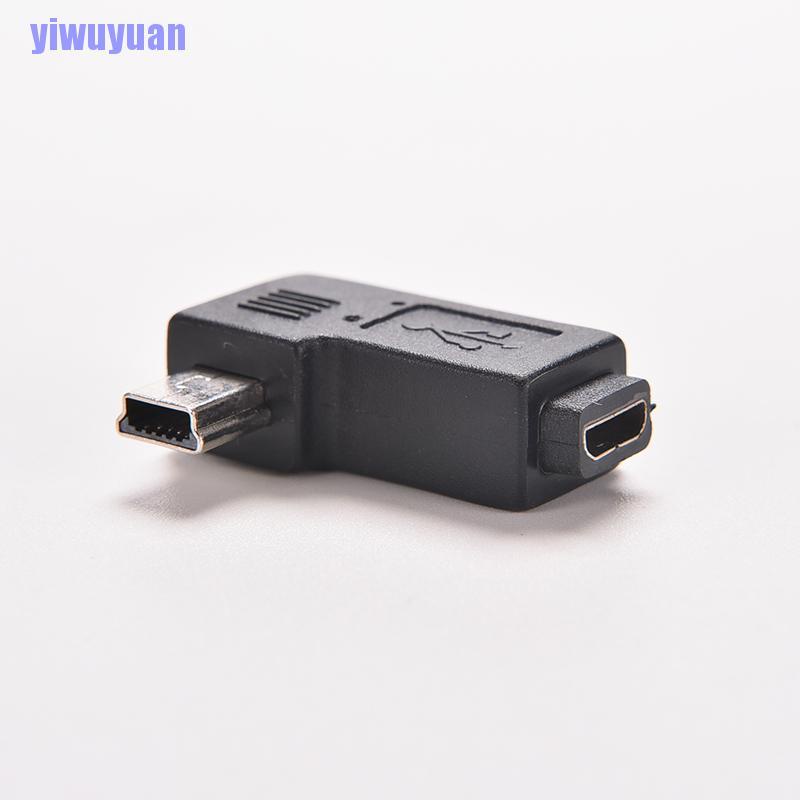 Đầu Chuyển Đổi Micro Usb 5pin Sang Mini 5pin 90 Độ | BigBuy360 - bigbuy360.vn