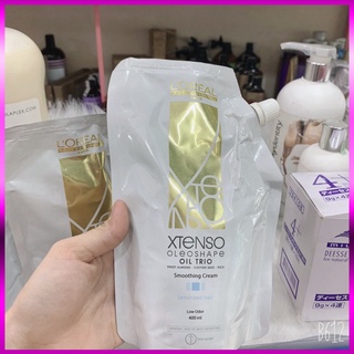 [ CHÍNH HÃNG ] (HCM) KEM UỐN VÀ DUỖI TÓC LOREAL X-TENSO 400ML