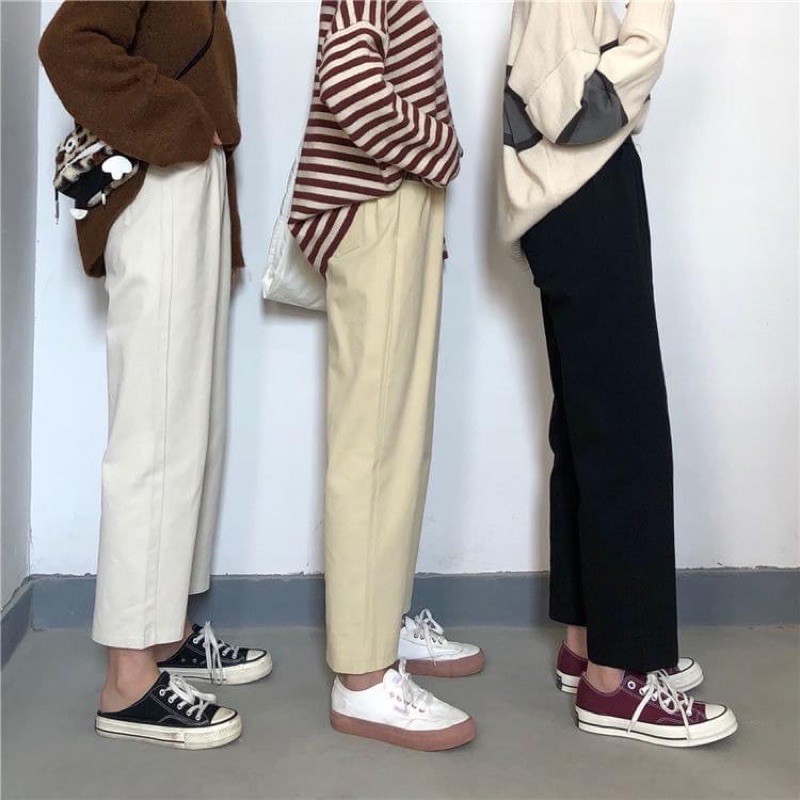 order quần kaki dáng suông