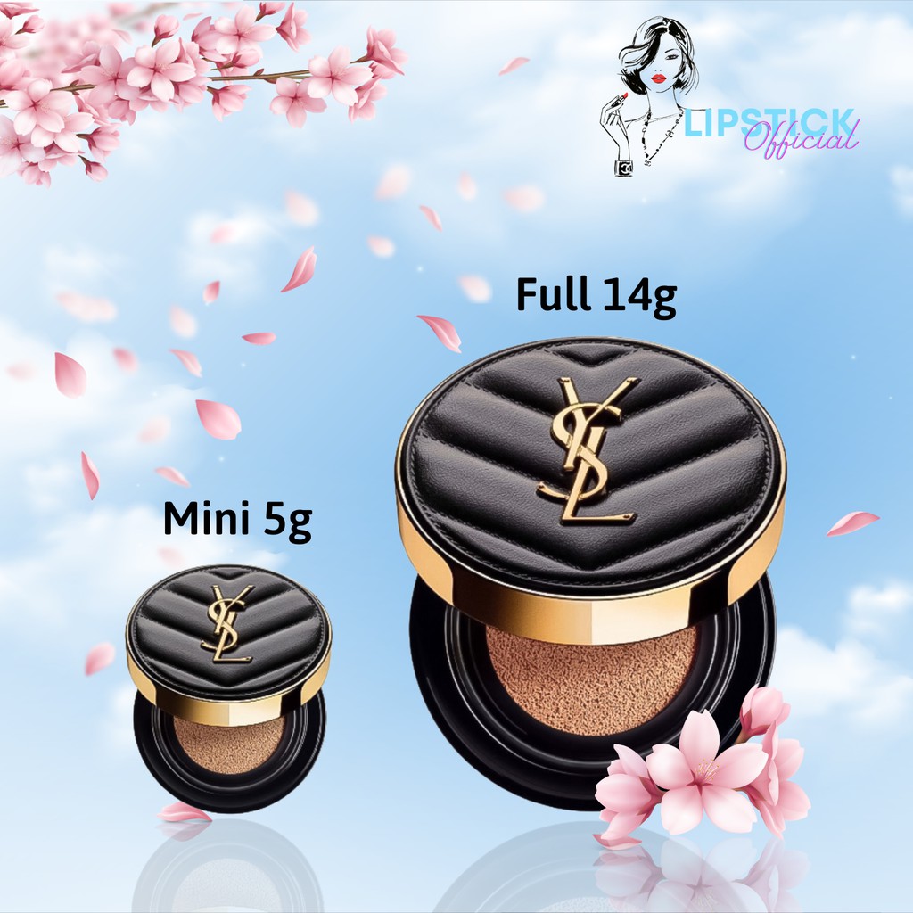 [CUSHION YSL] Phấn Nước YSL Le Cushion Encre De Peau Luminous Matte Cushion Foundation ( Bản Vỏ Da Mới Nhất) | BigBuy360 - bigbuy360.vn