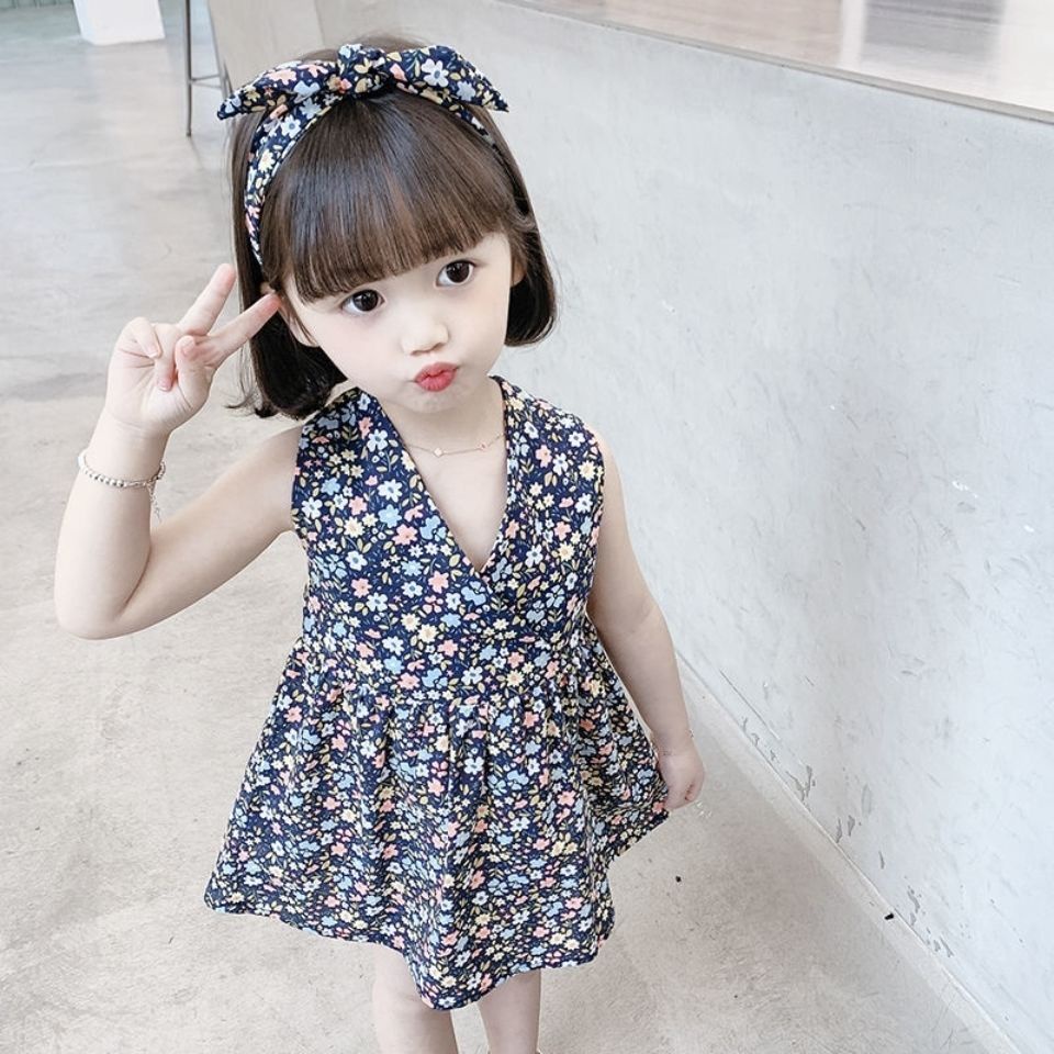 Đầm Công Chúa Cột Nơ Phong Cách Phương Tây Thời Trang Mới 2021 Dành Cho Bé Gái Sơ Sinh