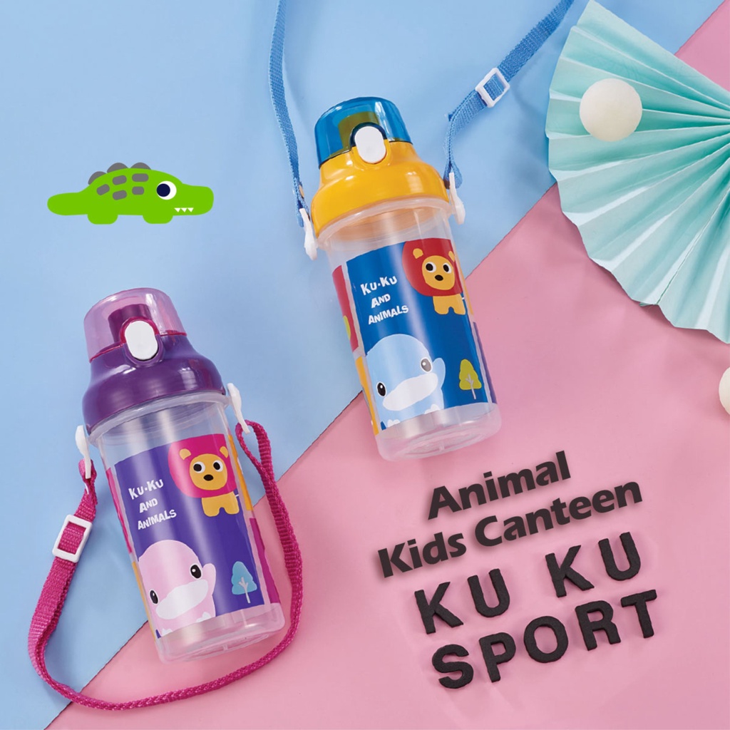 Bình uống nước cho bé KUKU and Animal KU5602A - 500ml