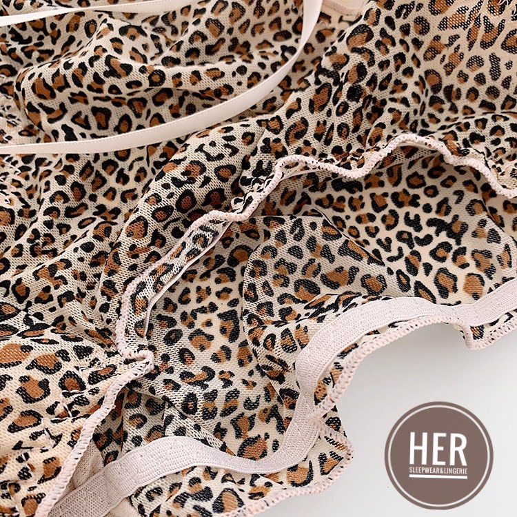 Quần Lót Ren Nữ Cao Cấp Thoáng Mát Viền Lưới Nhún Họa Tiết Sexy QR04 - Her Sleepwear
