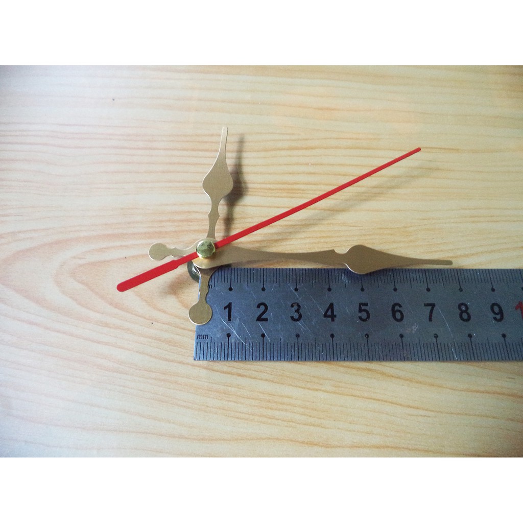 Bộ kim đồng hồ vàng ánh 8cm