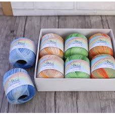 Sợi cotton metalic( đan móc handmade: bikini, váy áo mùa hè/ thu,...) | BigBuy360 - bigbuy360.vn